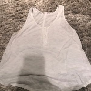 white tank top